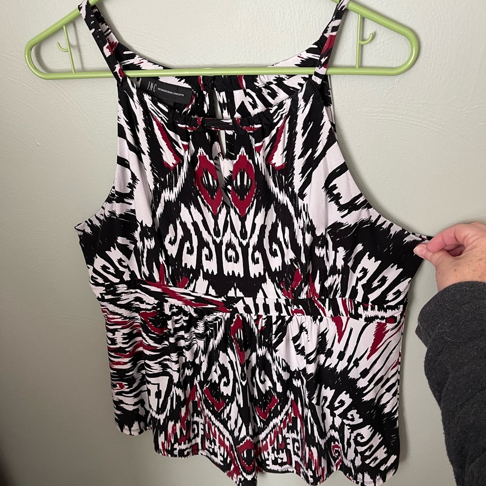 Inc halter top. Great to wear on its own or under a light sweater or blazer.